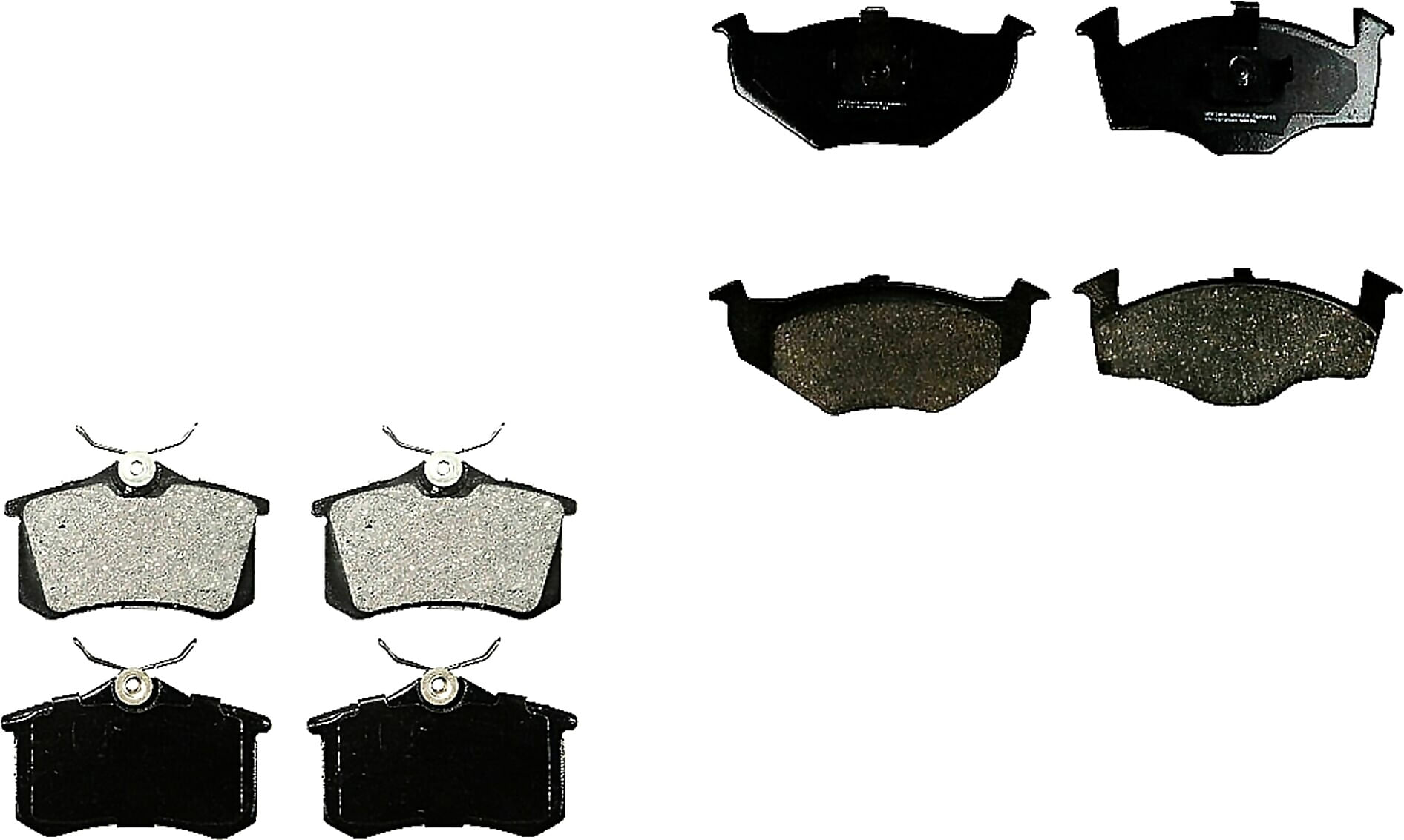 Kit De Balatas Ceramicas Delanteras Y Traseras