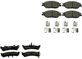 Kit De Balatas Ceramicas Delanteras Y Traseras