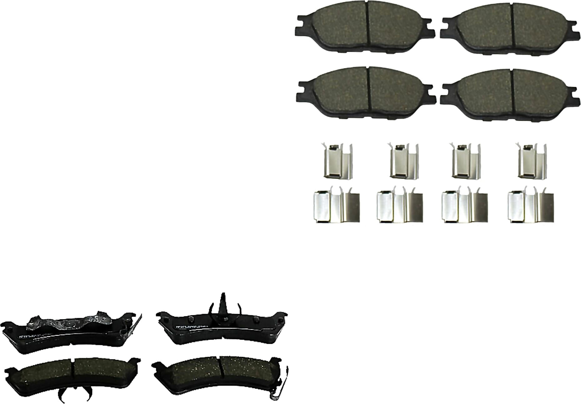 Kit De Balatas Ceramicas Delanteras Y Traseras