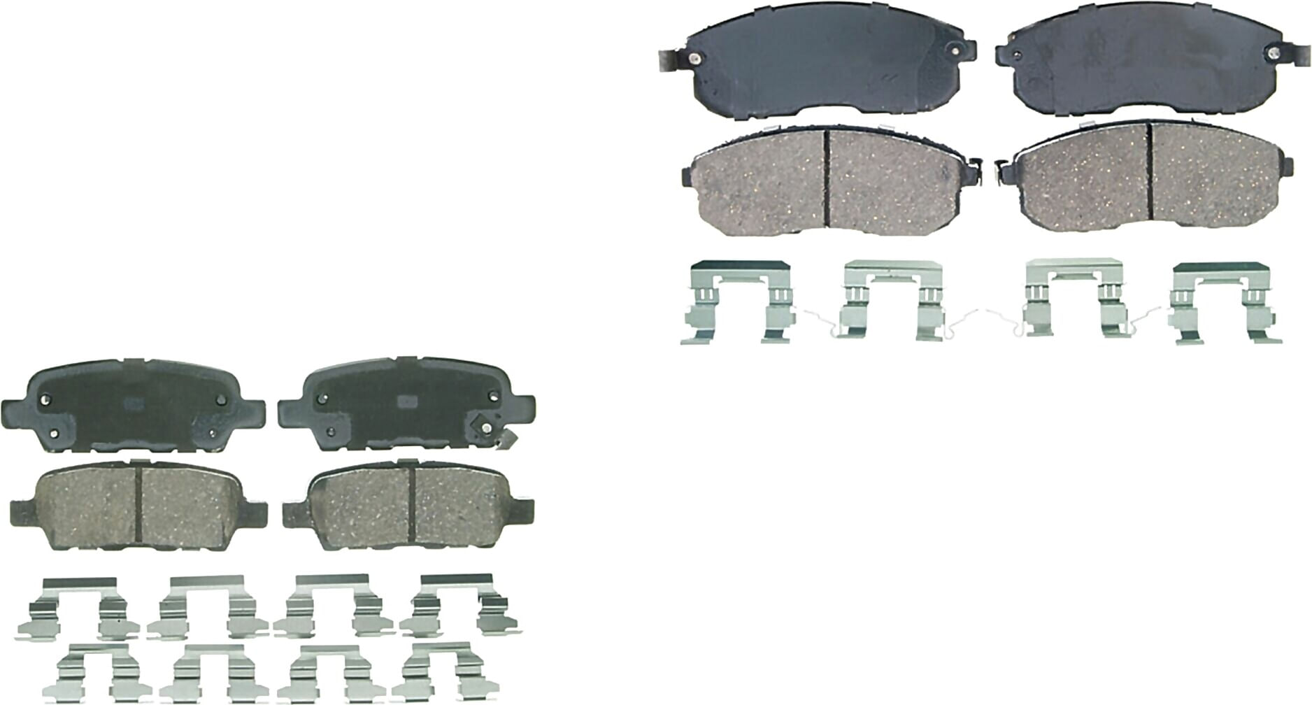 Kit De Balatas Ceramicas Delanteras Y Traseras