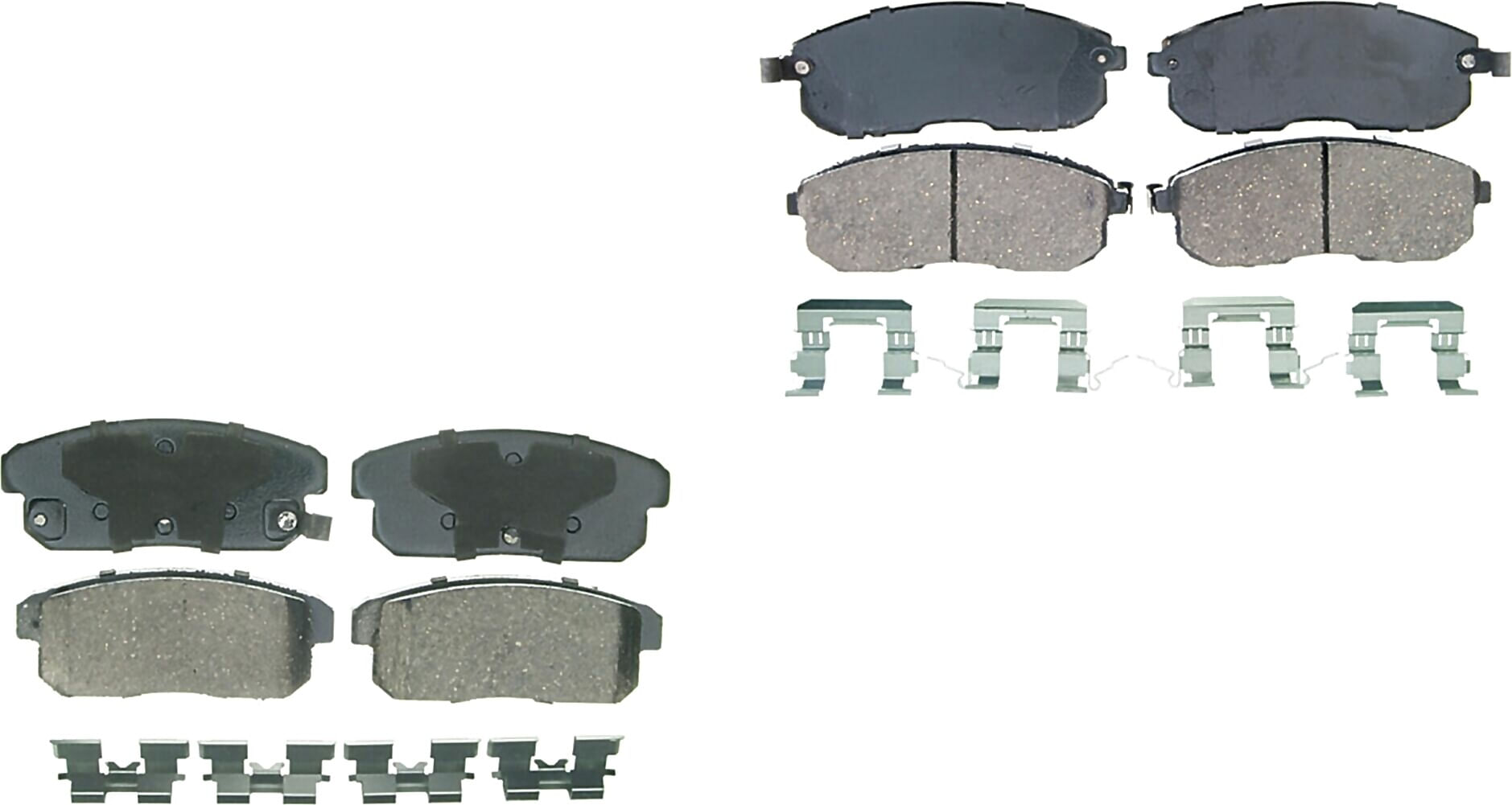 Kit De Balatas Ceramicas Delanteras Y Traseras