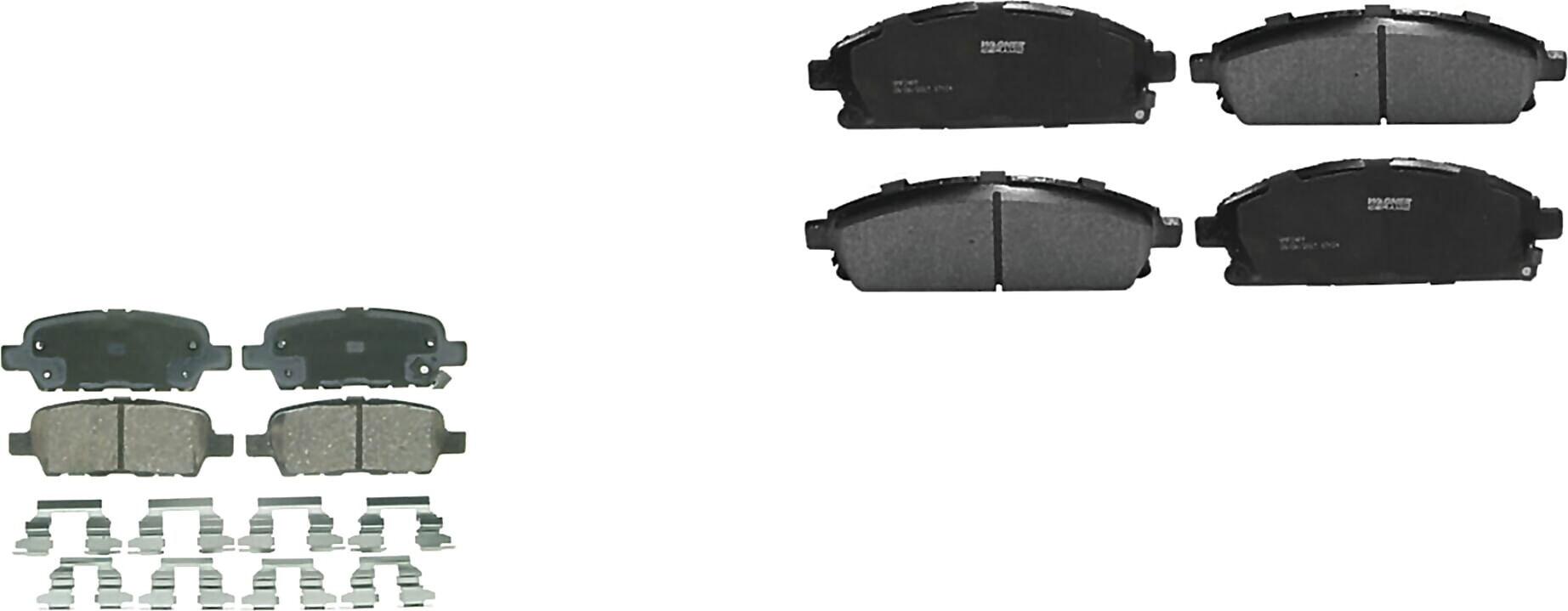 Kit De Balatas Ceramicas Delanteras Y Traseras