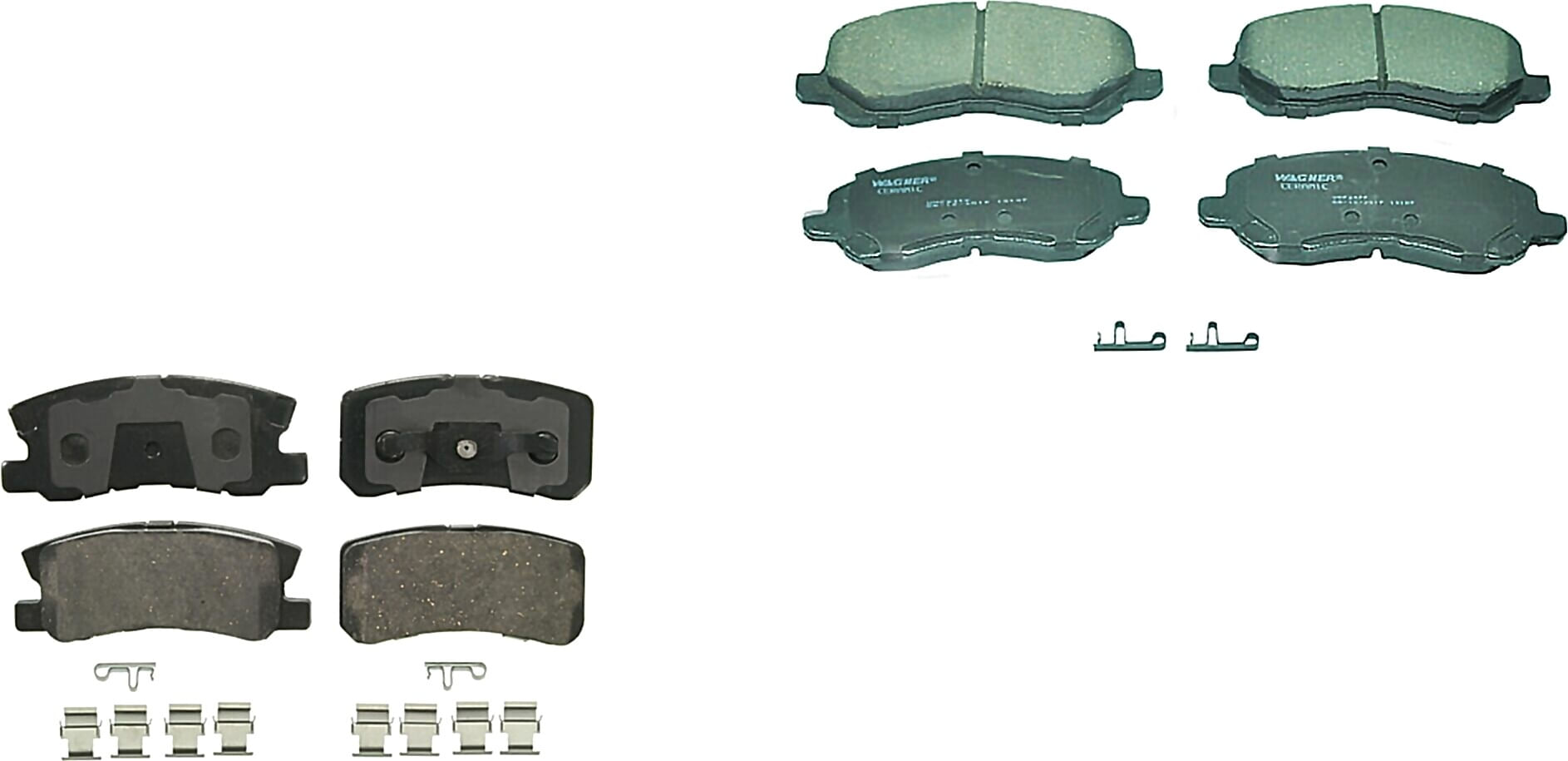 Kit De Balatas Ceramicas Delanteras Y Traseras
