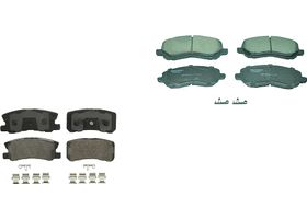 Kit De Balatas Ceramicas Delanteras Y Traseras
