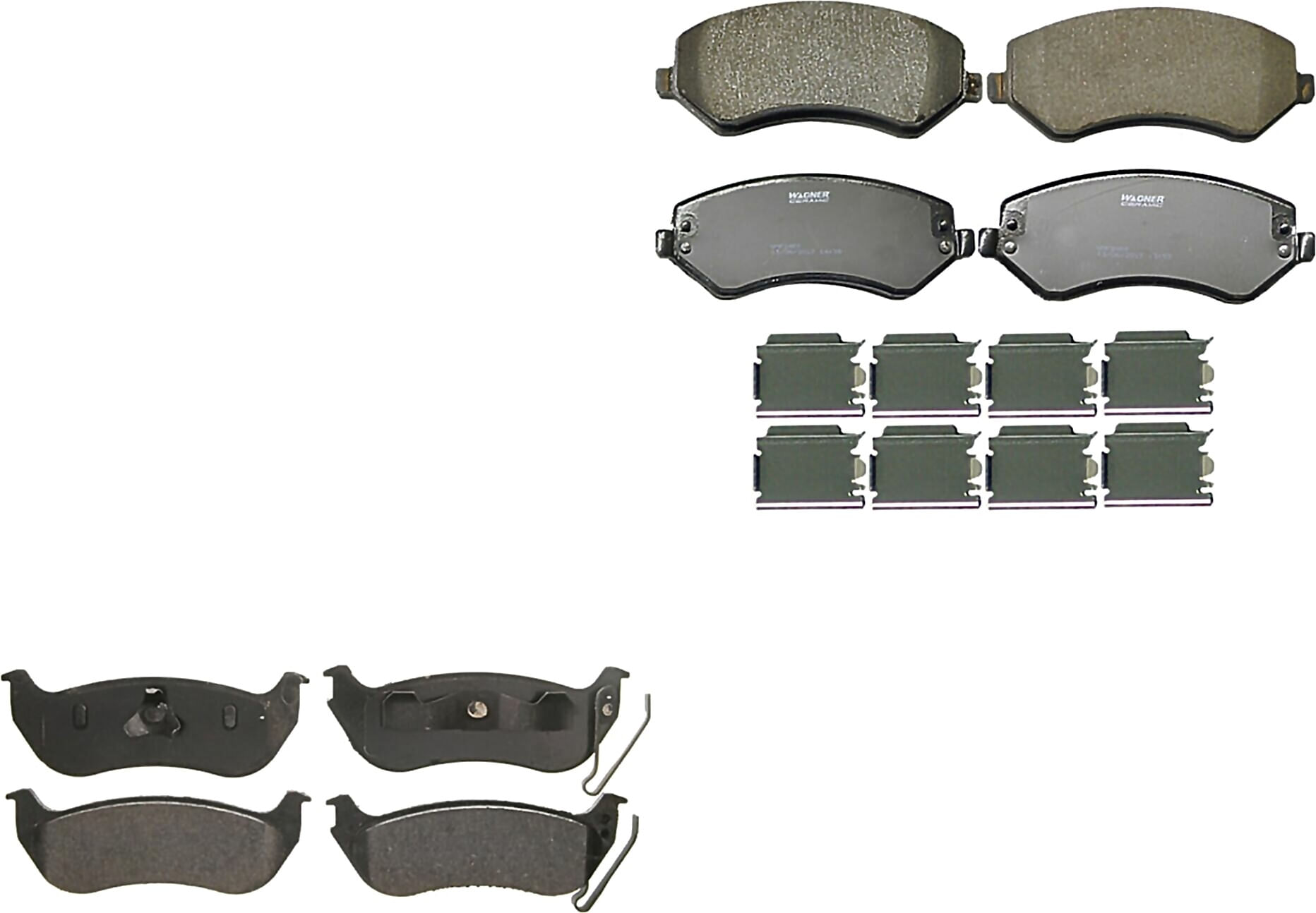 Kit De Balatas Ceramicas Delanteras Y Traseras