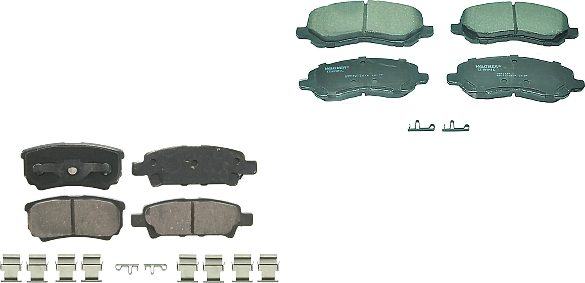 Kit De Balatas Ceramicas Delanteras Y Traseras