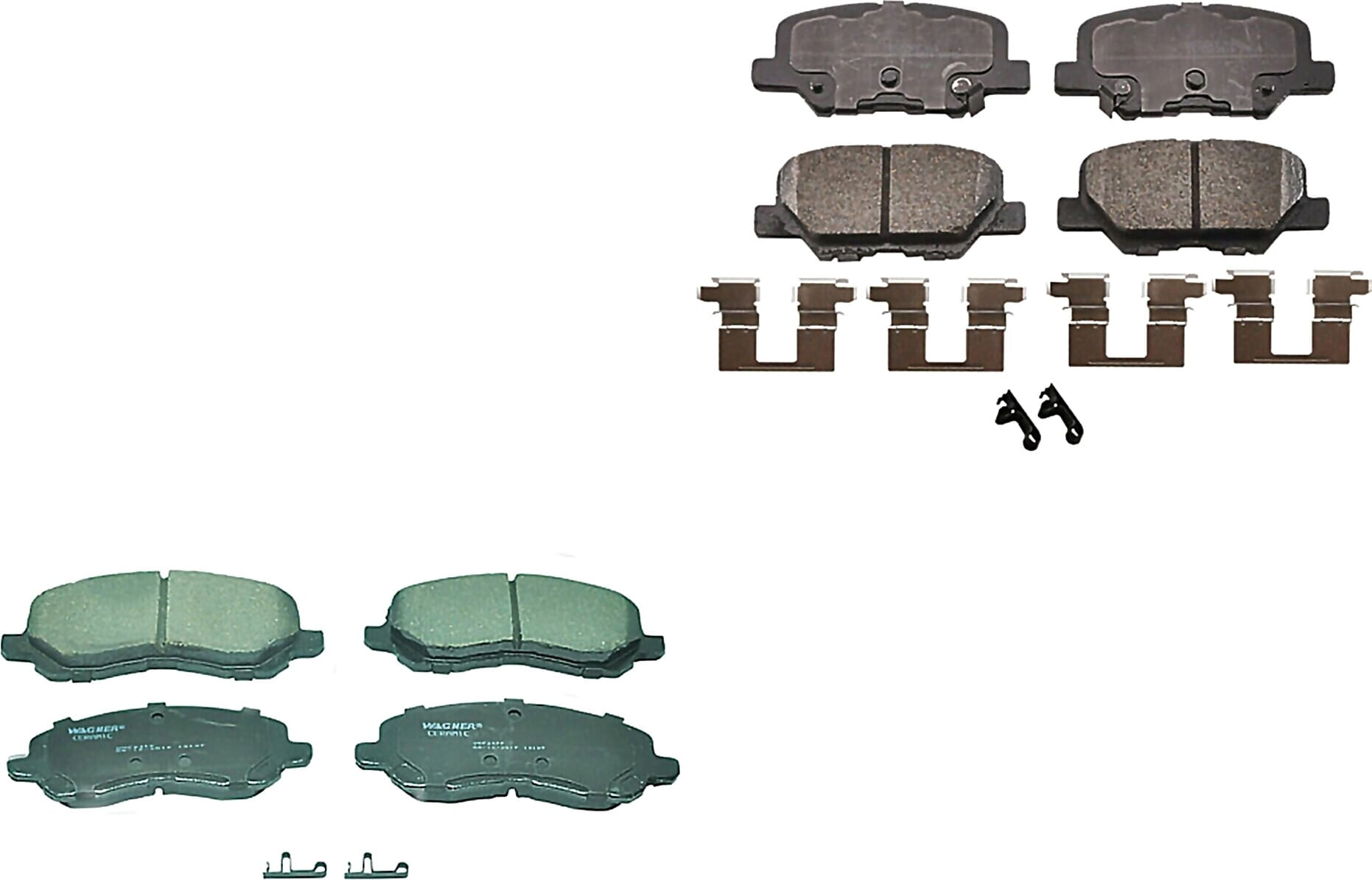 Kit De Balatas Ceramicas Delanteras Y Traseras