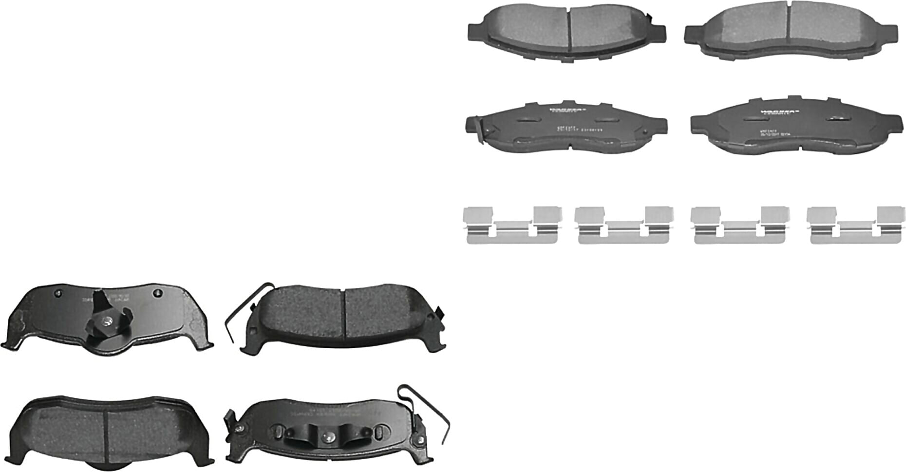 Kit De Balatas Ceramicas Delanteras Y Traseras