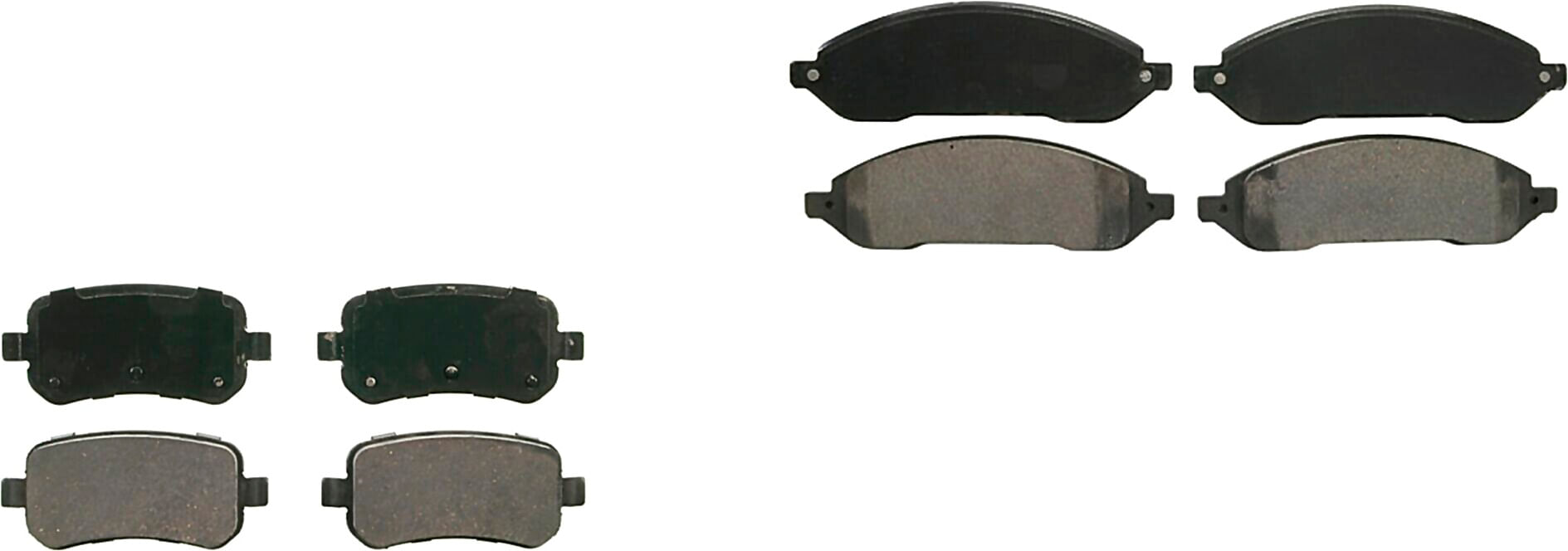 Kit De Balatas Ceramicas Delanteras Y Traseras