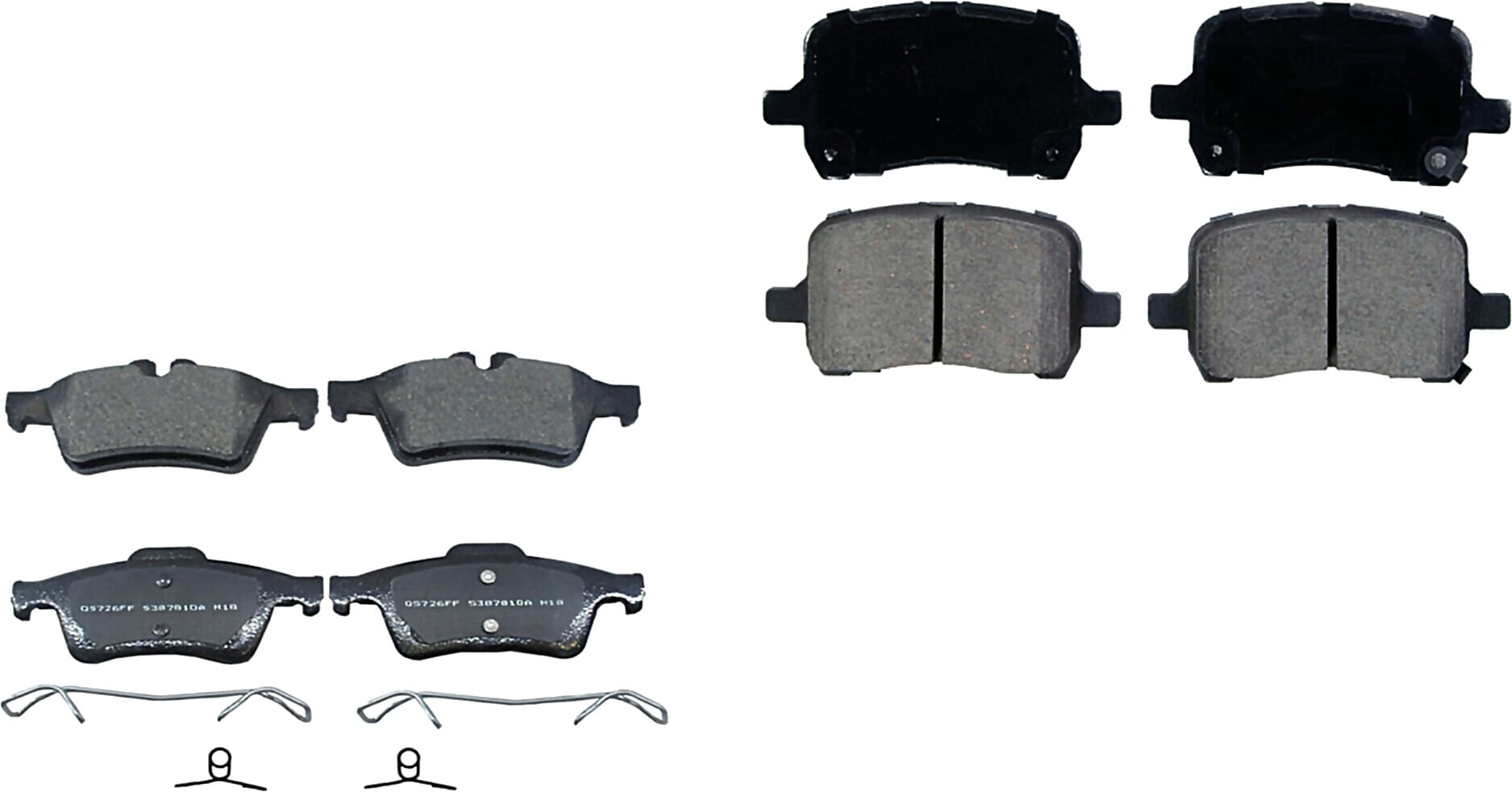 Kit De Balatas Ceramicas Delanteras Y Traseras