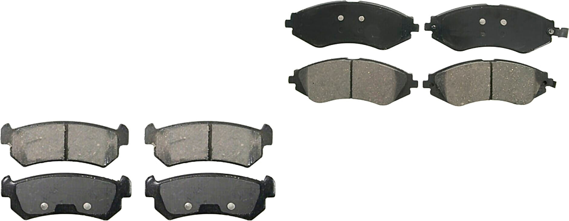 Kit De Balatas Ceramicas Delanteras Y Traseras