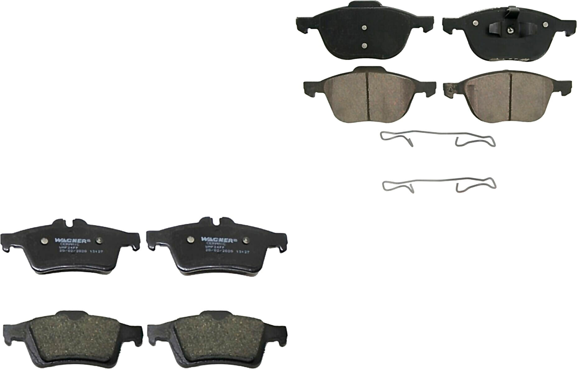 Kit De Balatas Ceramicas Delanteras Y Traseras