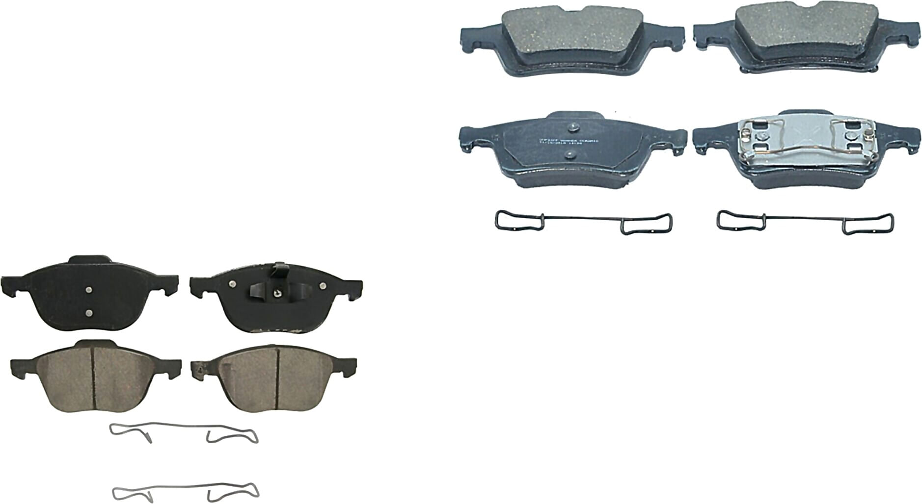 Kit De Balatas Ceramicas Delanteras Y Traseras