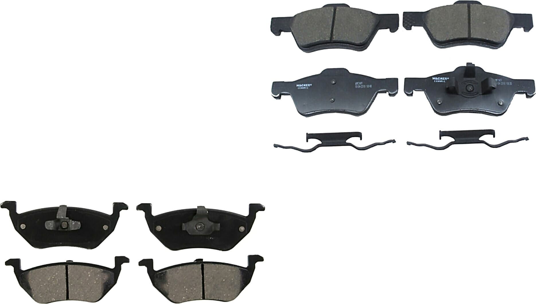 Kit De Balatas Ceramicas Delanteras Y Traseras