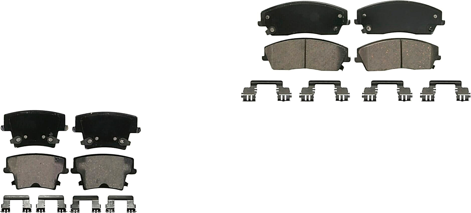 Kit De Balatas Ceramicas Delanteras Y Traseras