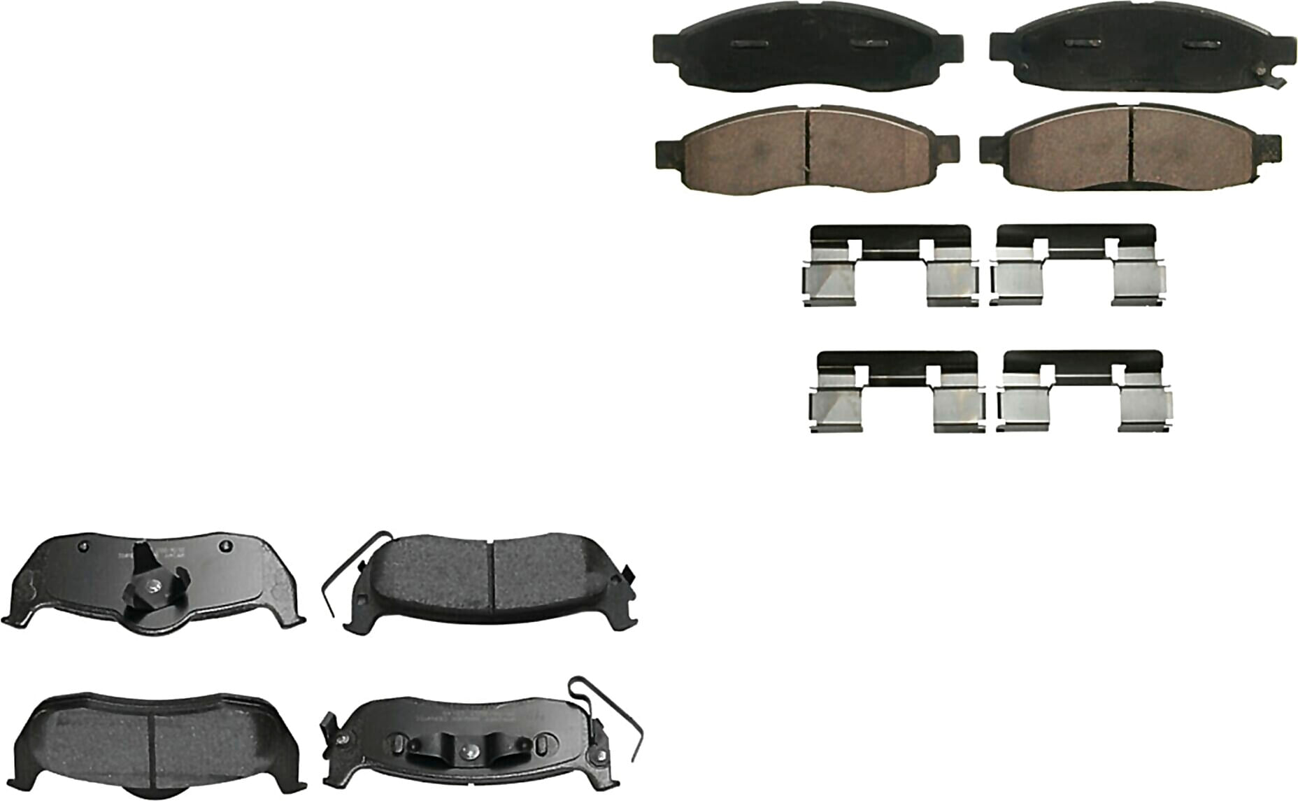 Kit De Balatas Ceramicas Delanteras Y Traseras