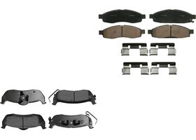 Kit De Balatas Ceramicas Delanteras Y Traseras