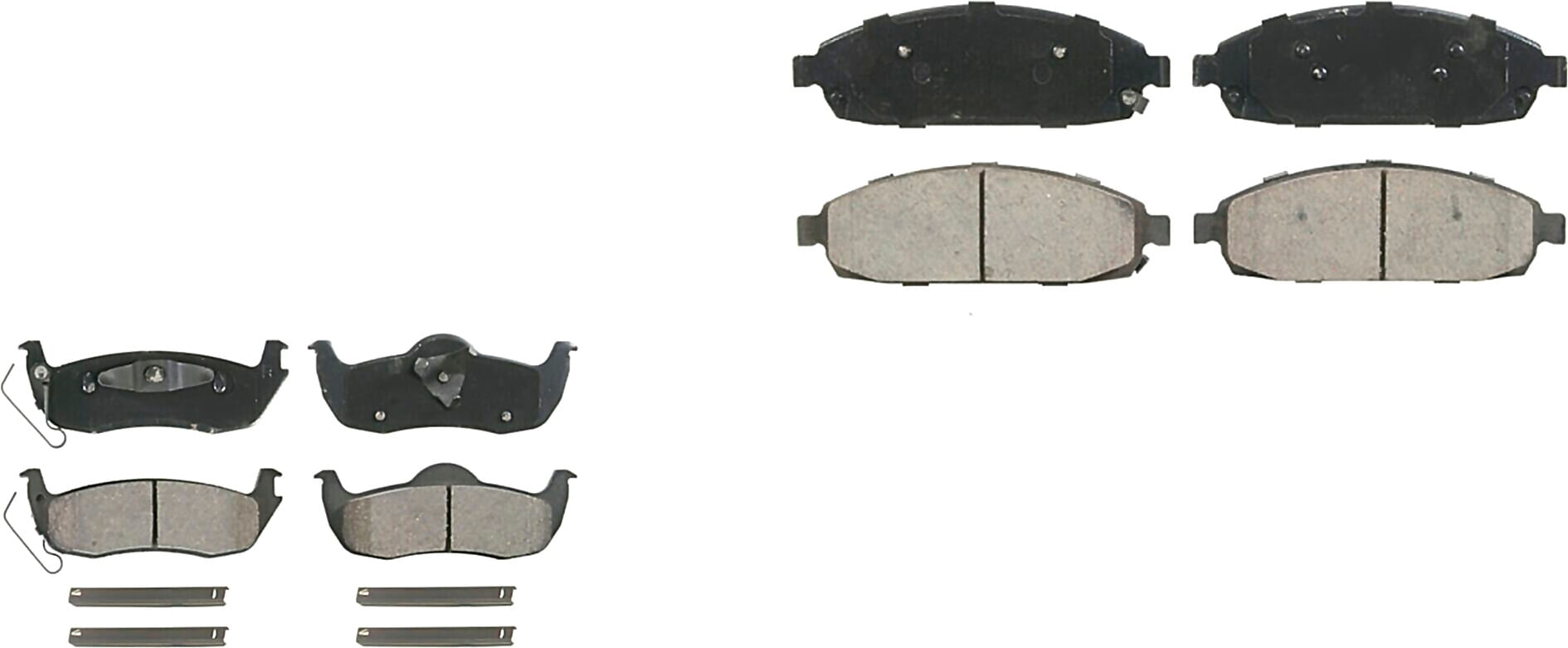 Kit De Balatas Ceramicas Delanteras Y Traseras