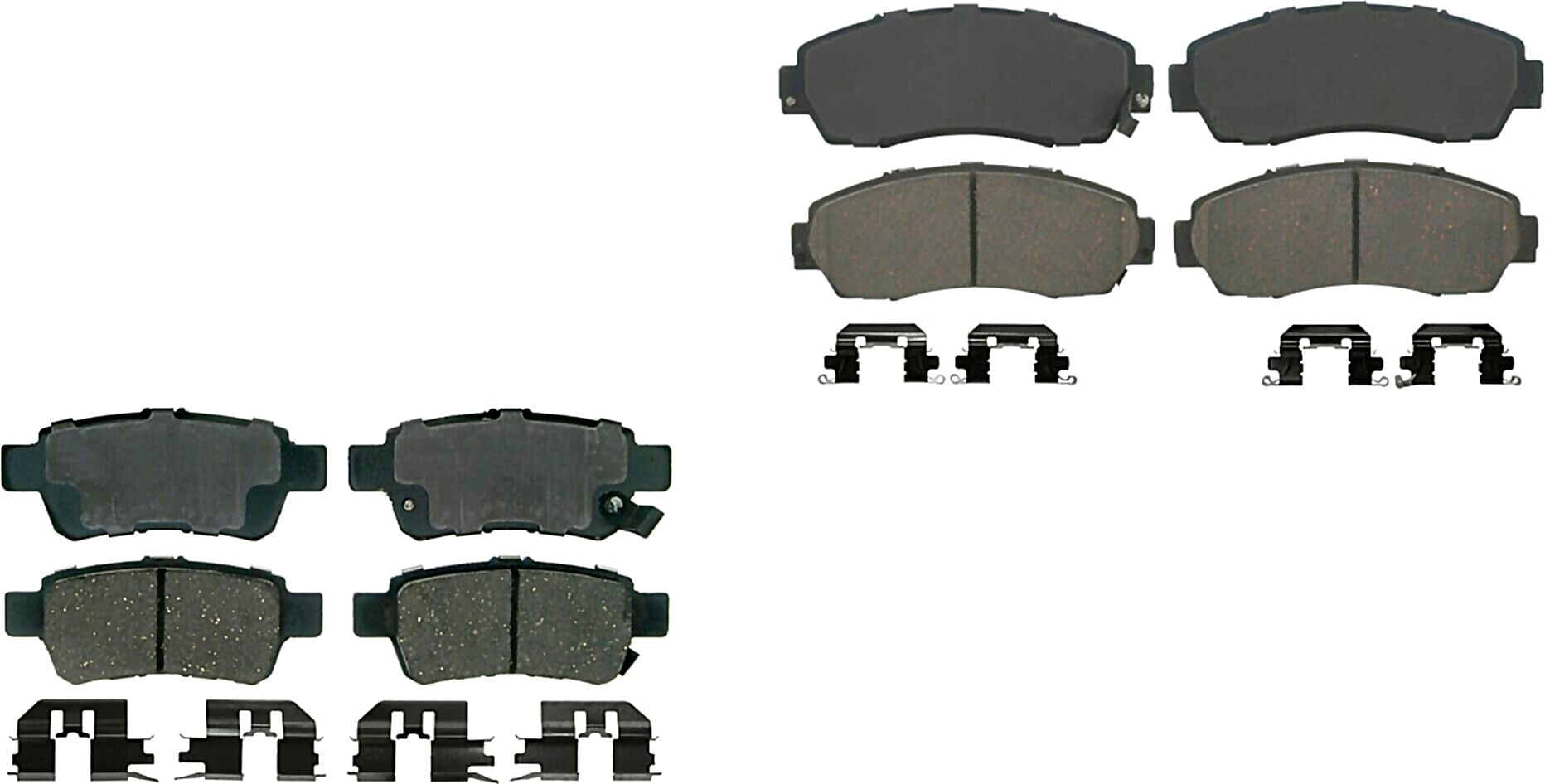Kit De Balatas Ceramicas Delanteras Y Traseras