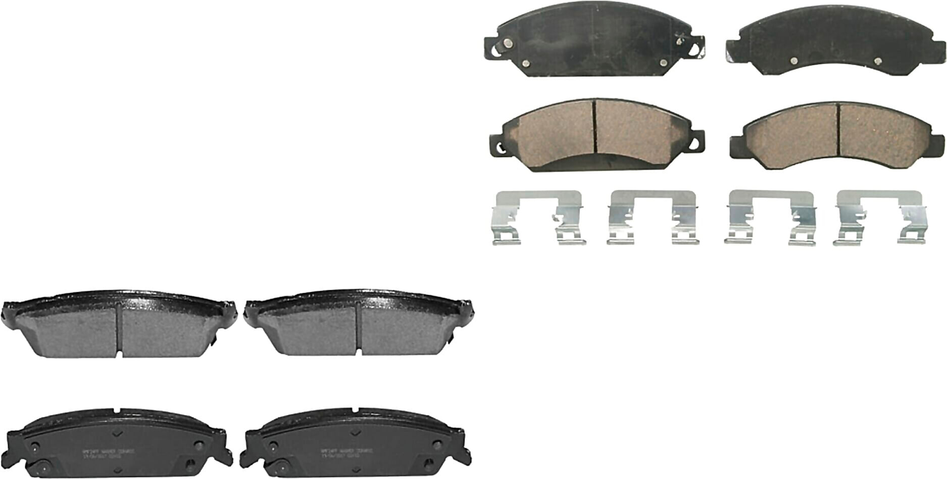 Kit De Balatas Ceramicas Delanteras Y Traseras