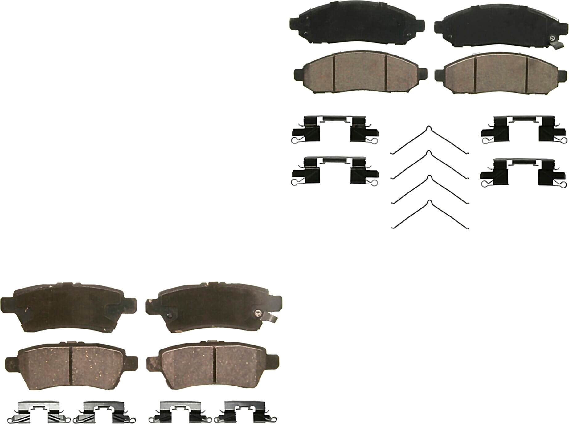 Kit De Balatas Ceramicas Delanteras Y Traseras