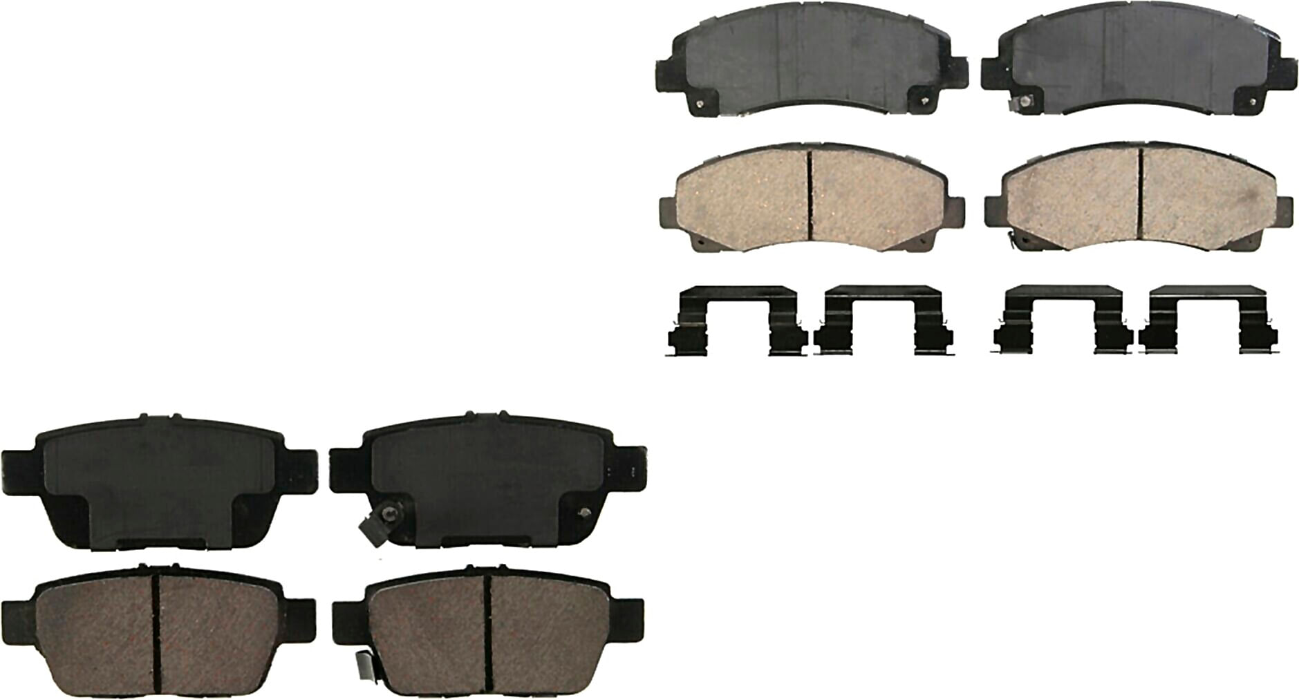 Kit De Balatas Ceramicas Delanteras Y Traseras
