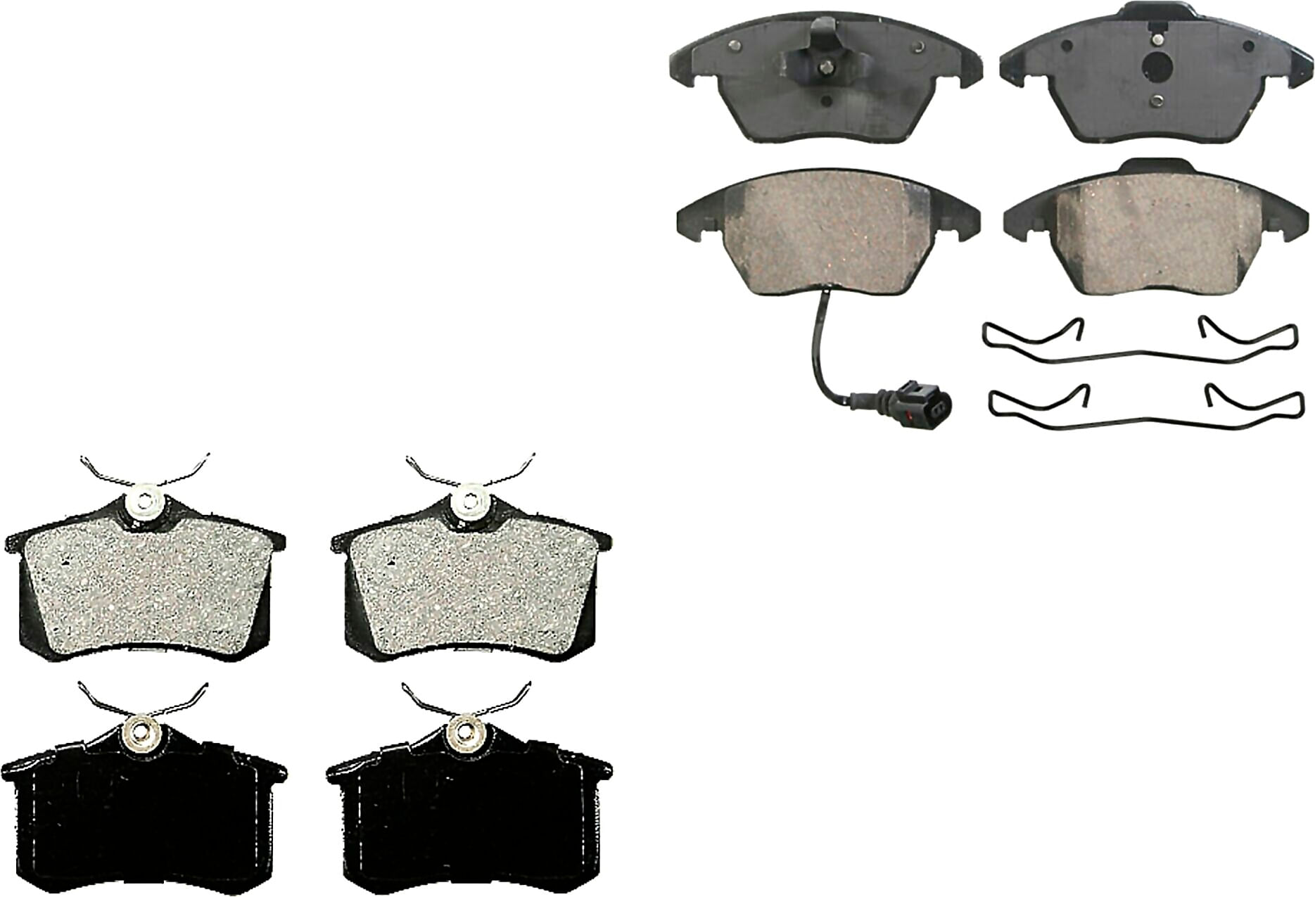 Kit De Balatas Ceramicas Delanteras Y Traseras