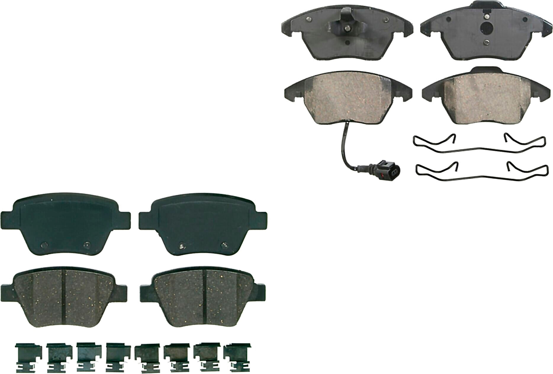 Kit De Balatas Ceramicas Delanteras Y Traseras