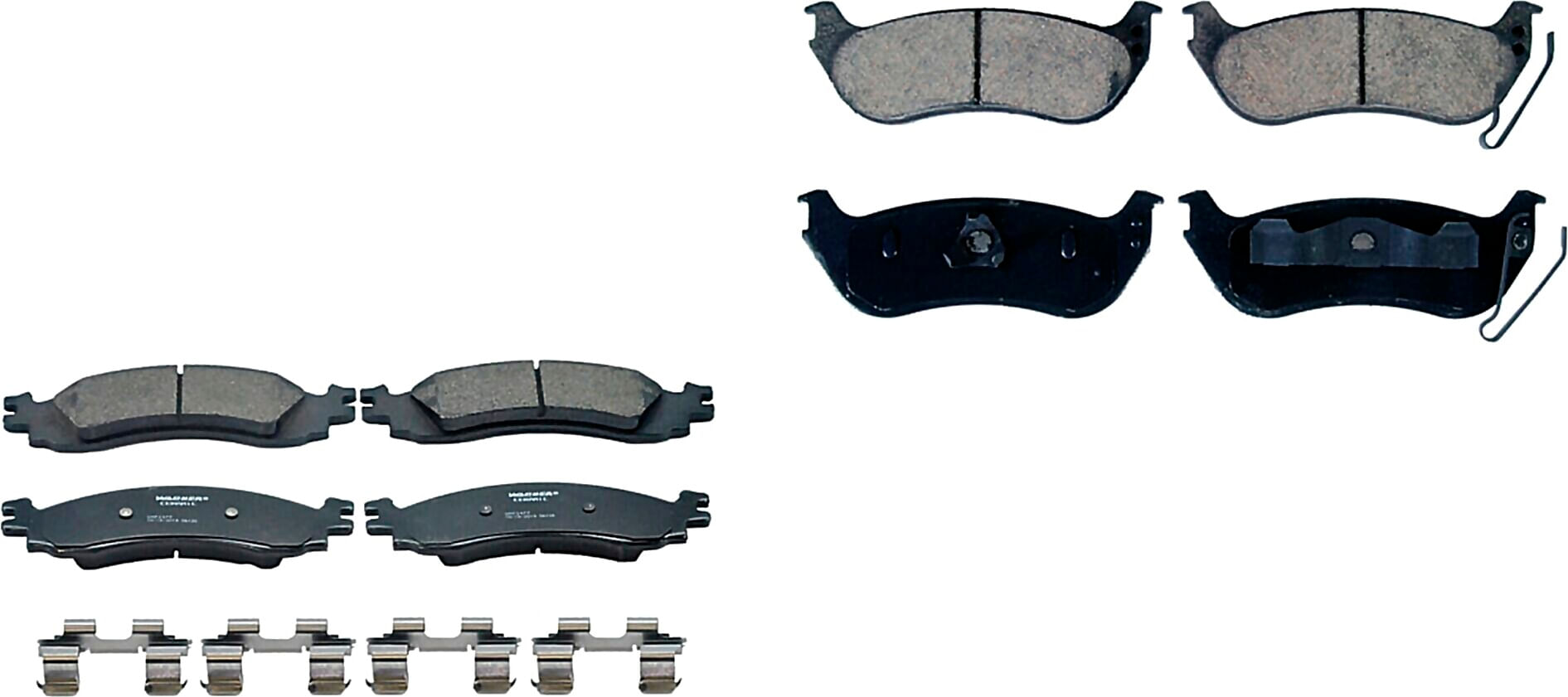 Kit De Balatas Ceramicas Delanteras Y Traseras