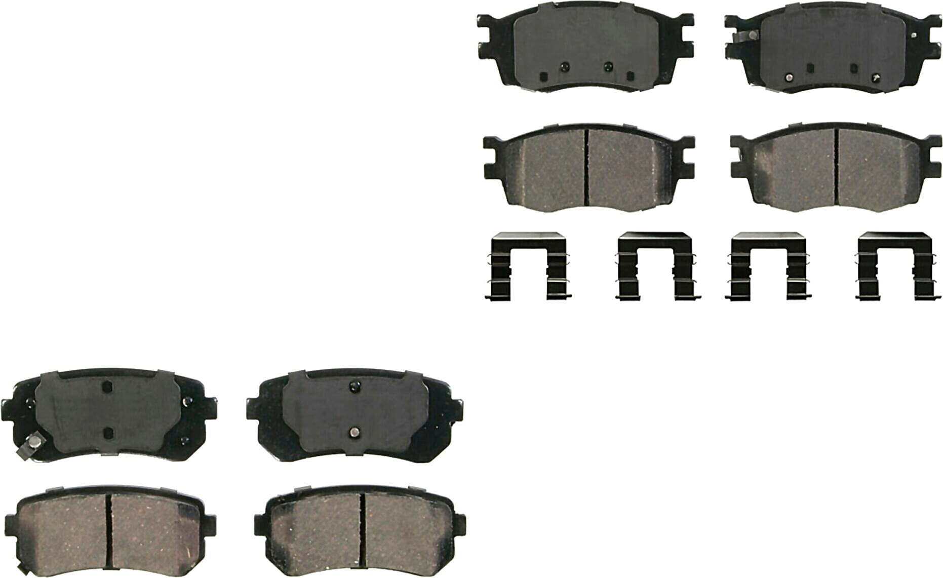 Kit De Balatas Ceramicas Delanteras Y Traseras