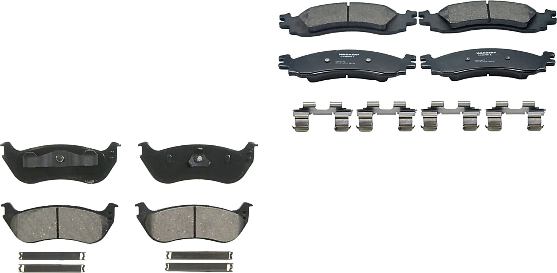 Kit De Balatas Ceramicas Delanteras Y Traseras