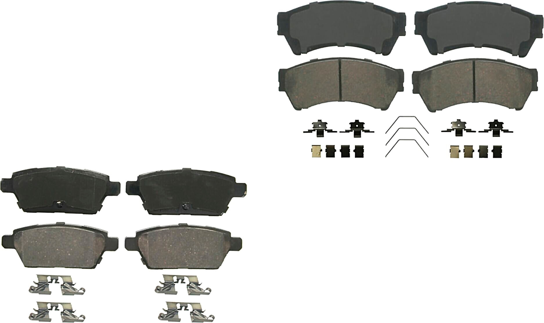 Kit De Balatas Ceramicas Delanteras Y Traseras