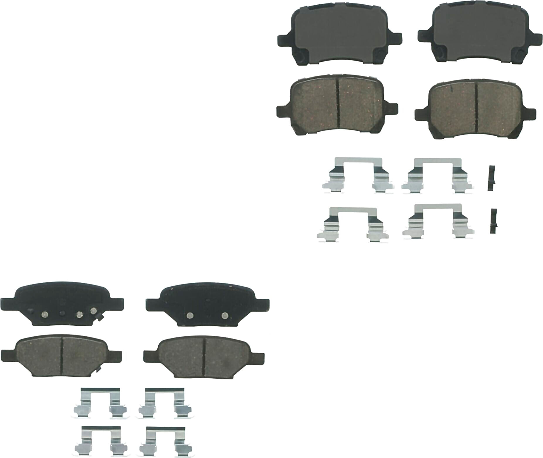 Kit De Balatas Ceramicas Delanteras Y Traseras