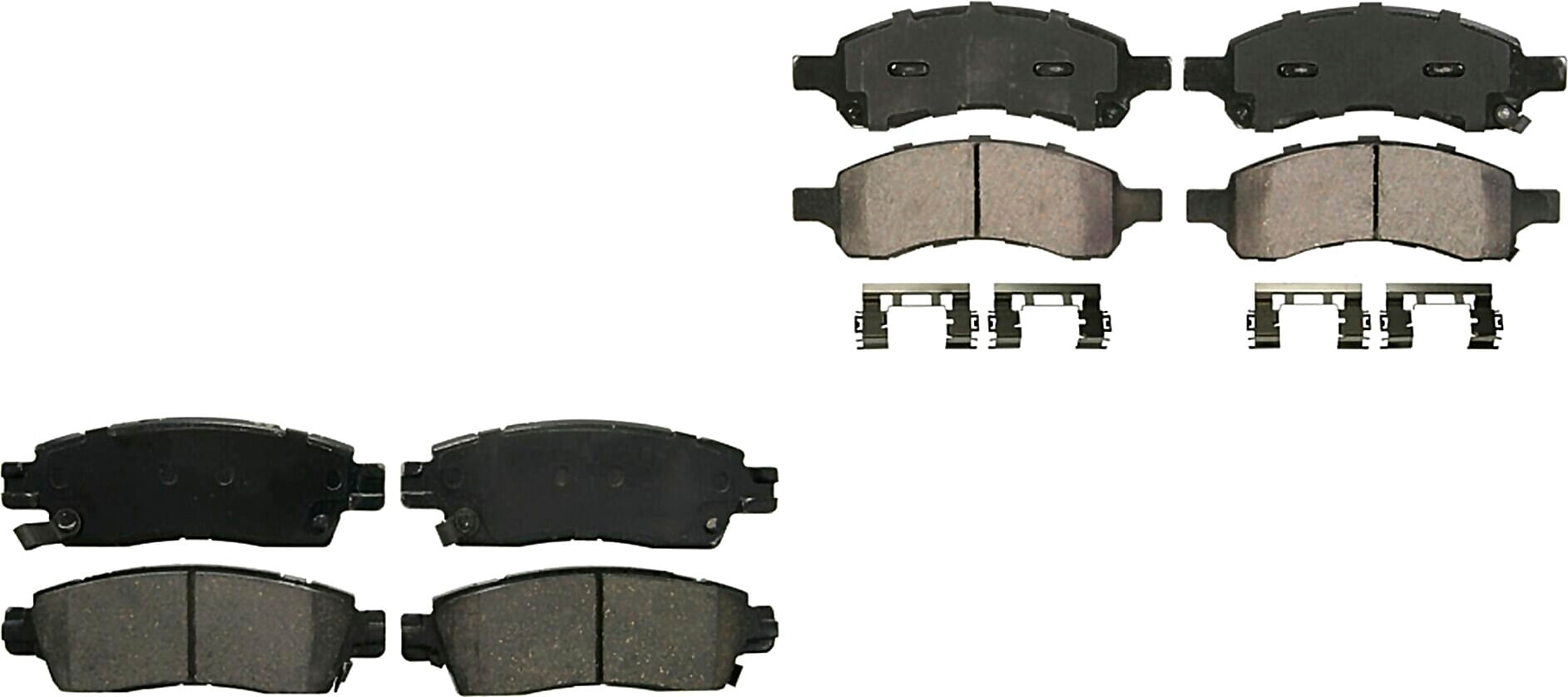 Kit De Balatas Ceramicas Delanteras Y Traseras