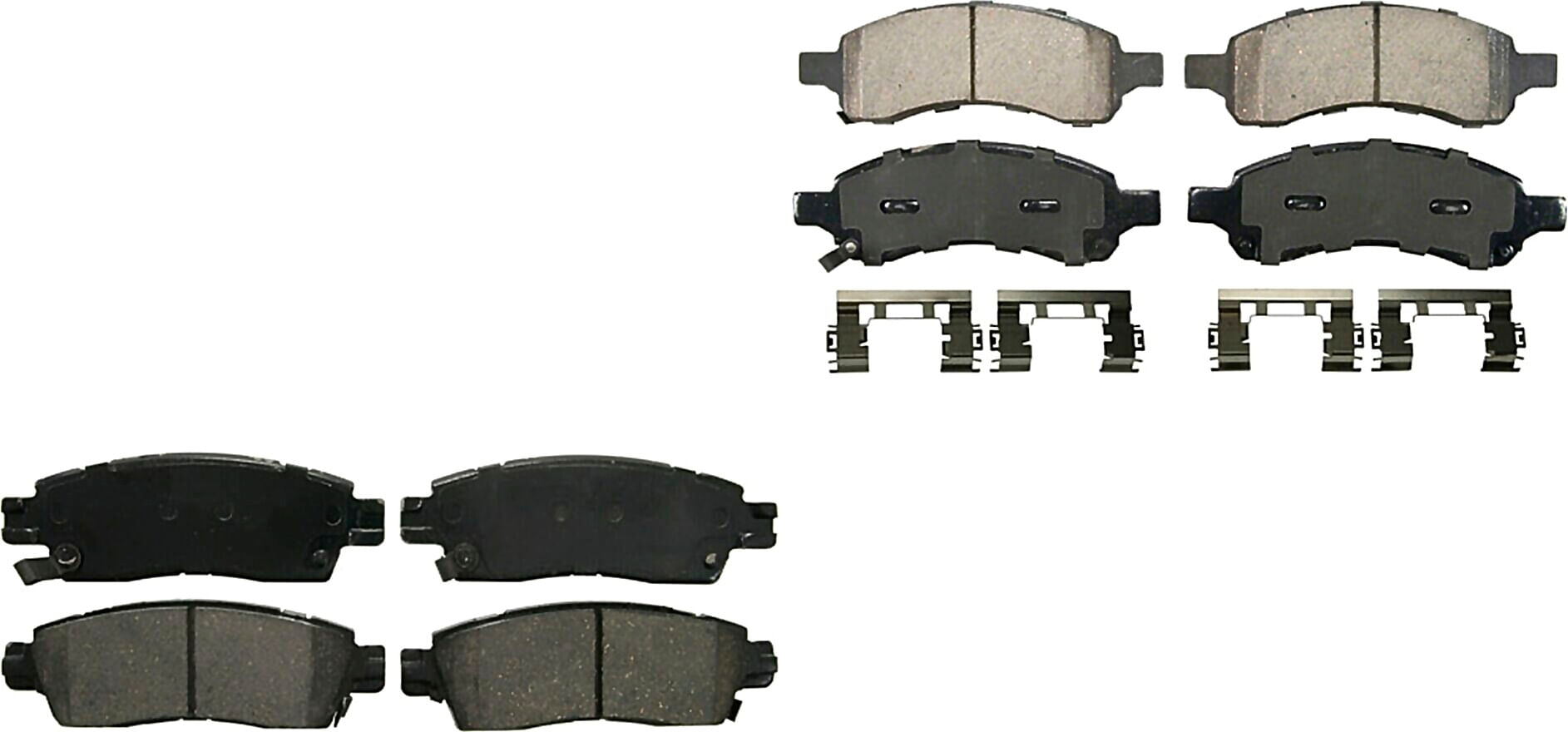 Kit De Balatas Ceramicas Delanteras Y Traseras