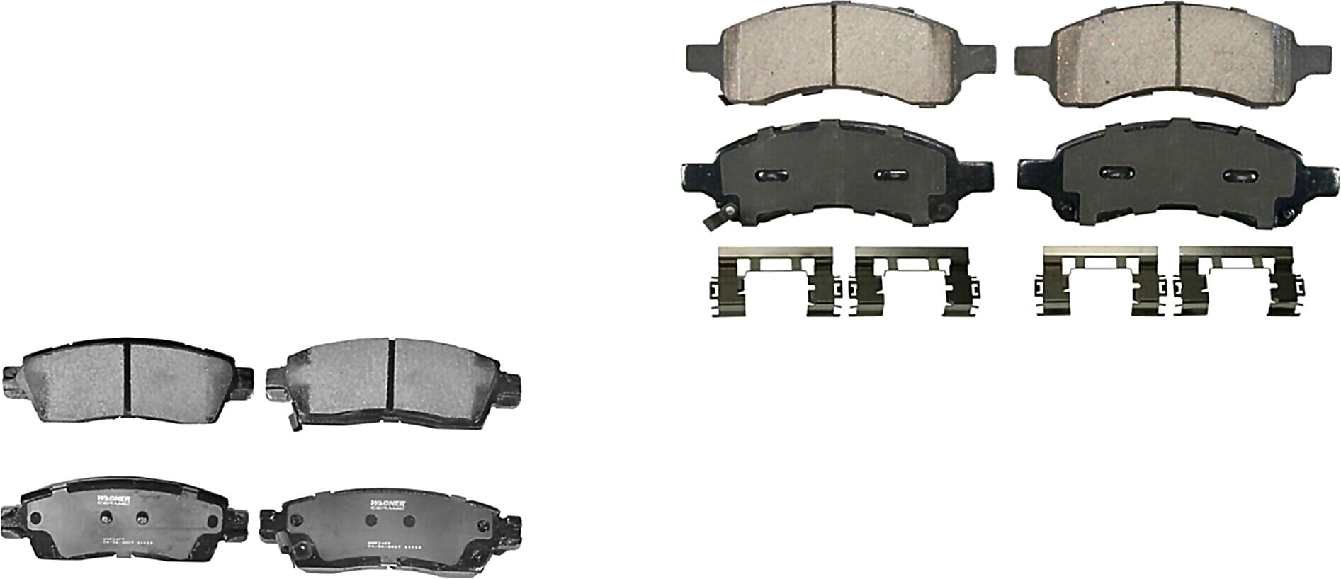 Kit De Balatas Ceramicas Delanteras Y Traseras