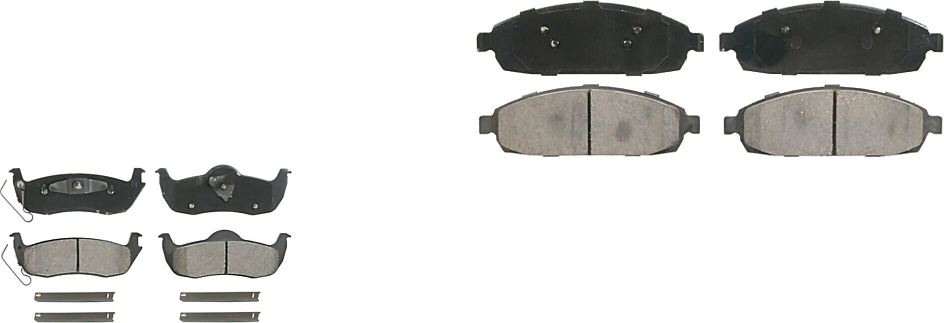 Kit De Balatas Ceramicas Delanteras Y Traseras