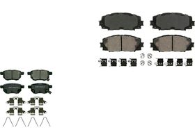 Kit De Balatas Ceramicas Delanteras Y Traseras