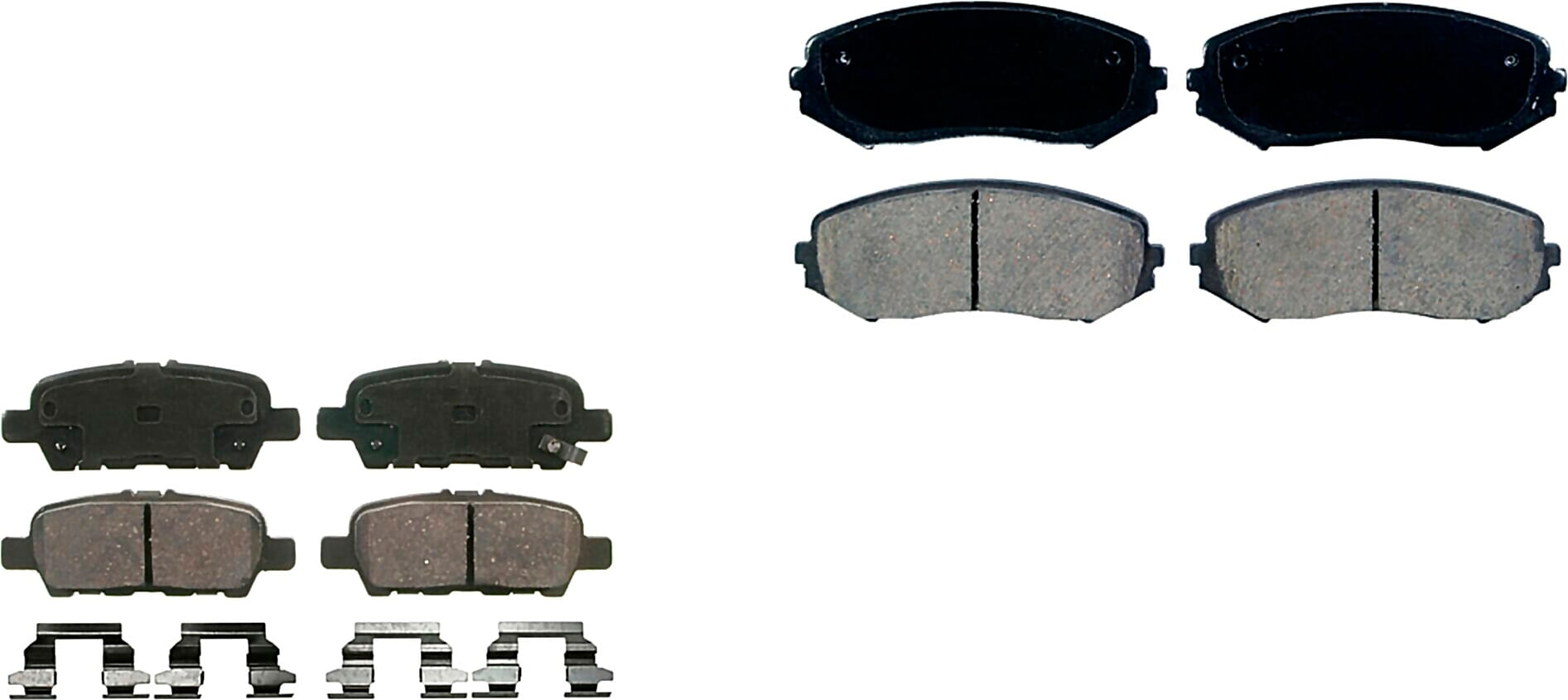 Kit De Balatas Ceramicas Delanteras Y Traseras