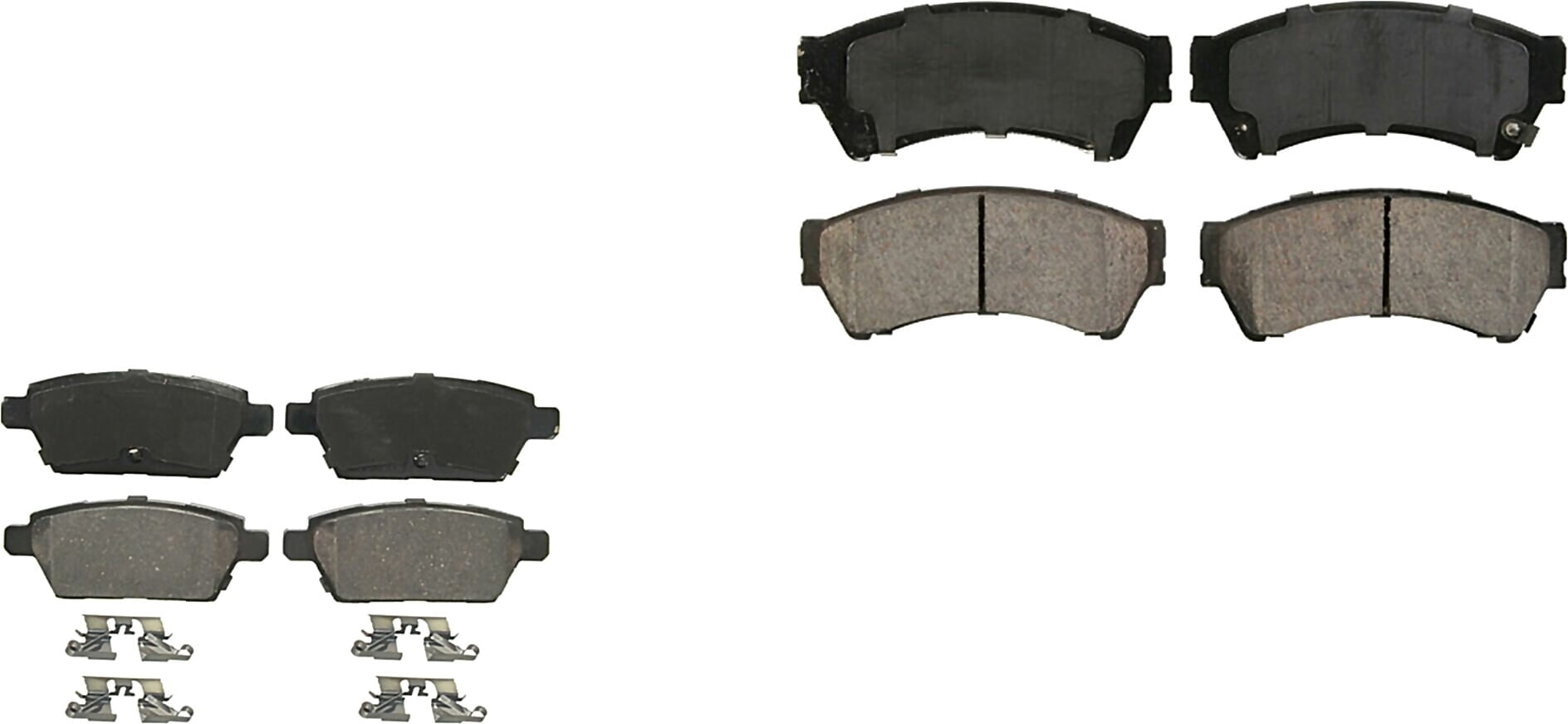 Kit De Balatas Ceramicas Delanteras Y Traseras