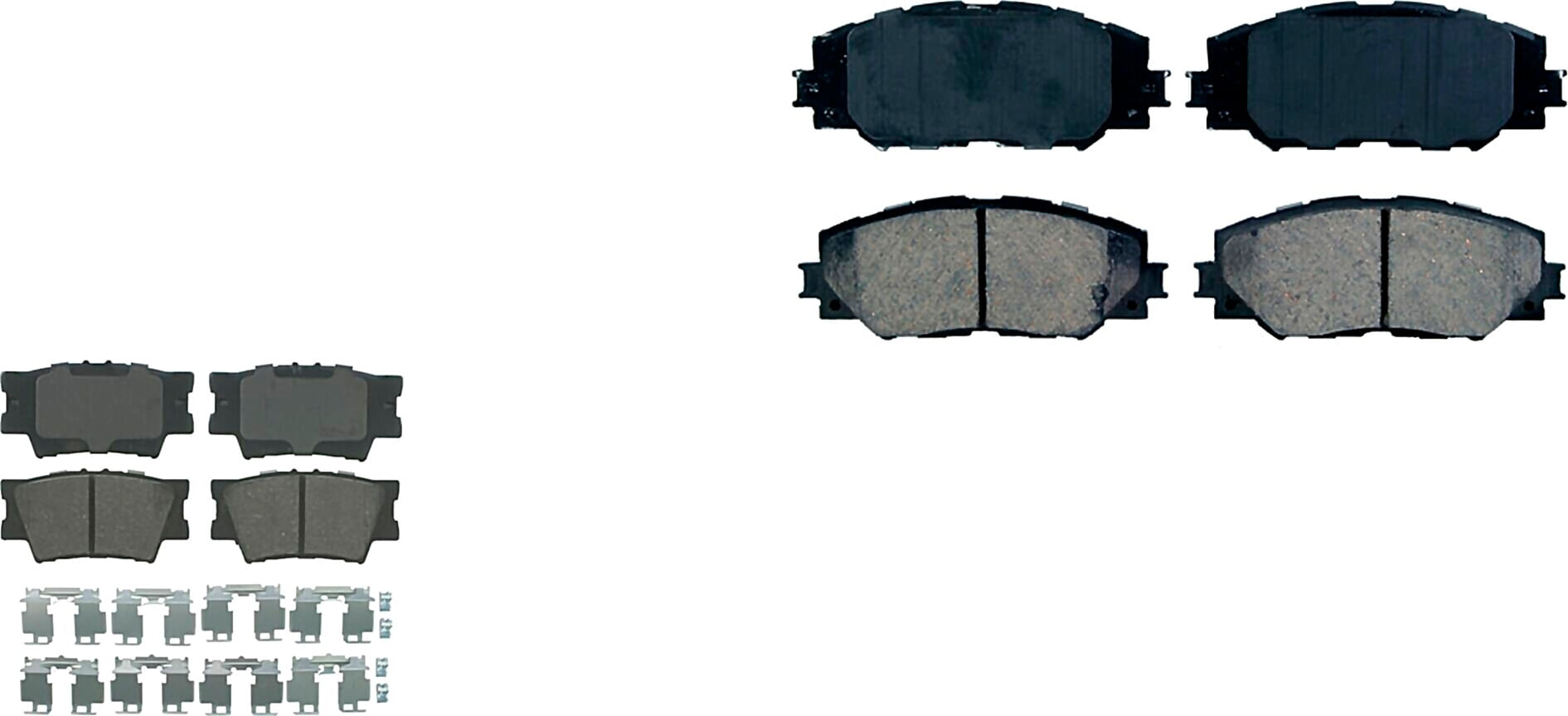 Kit De Balatas Ceramicas Delanteras Y Traseras