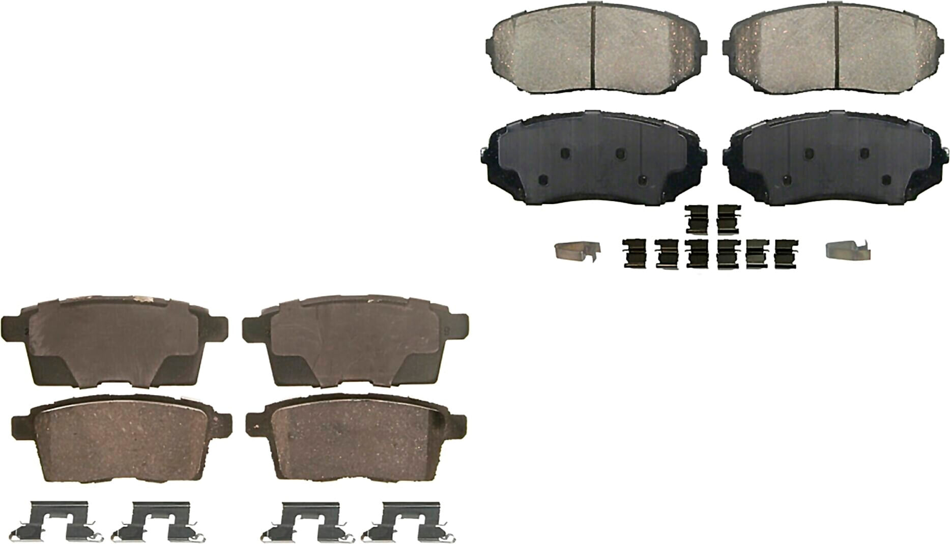 Kit De Balatas Ceramicas Delanteras Y Traseras
