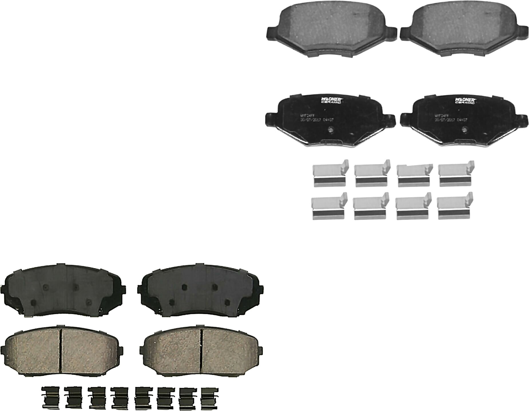 Kit De Balatas Ceramicas Delanteras Y Traseras