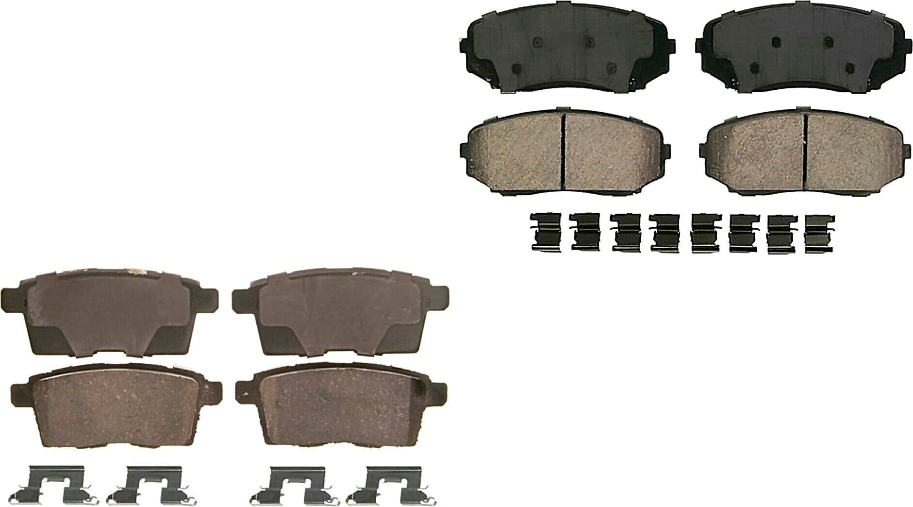 Kit De Balatas Ceramicas Delanteras Y Traseras
