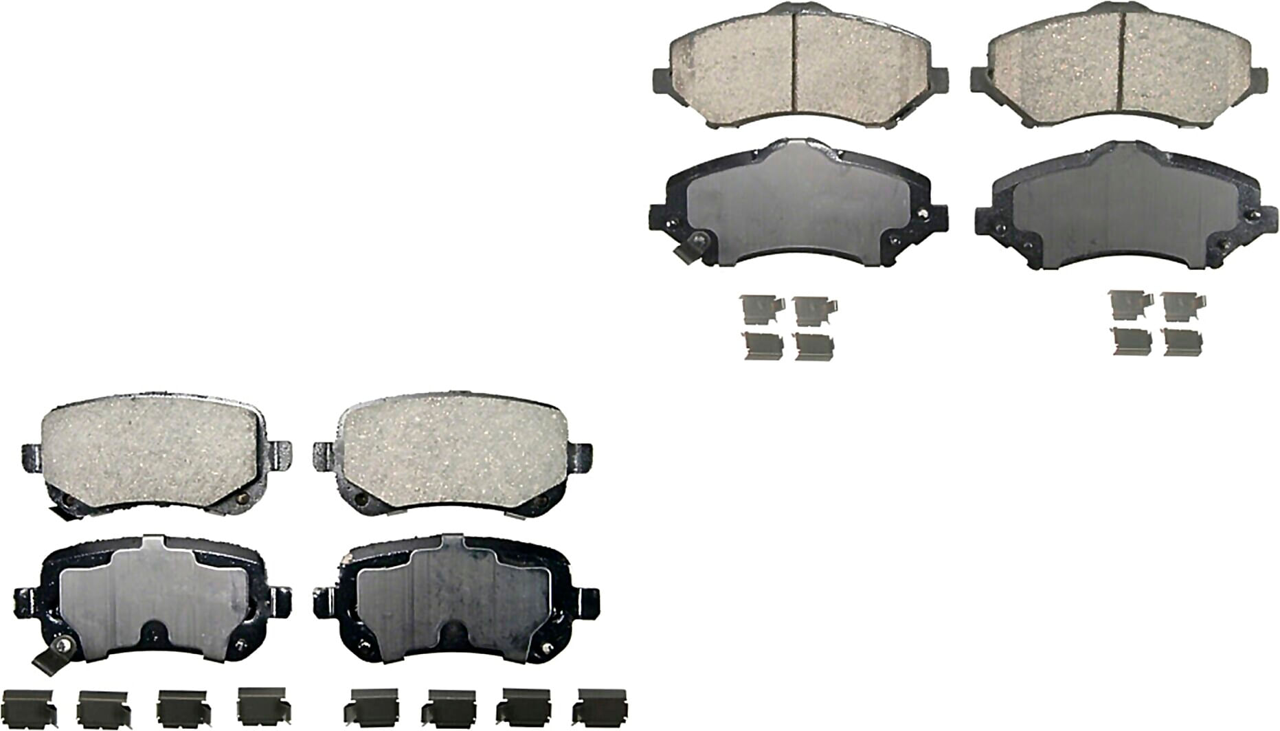 Kit De Balatas Ceramicas Delanteras Y Traseras