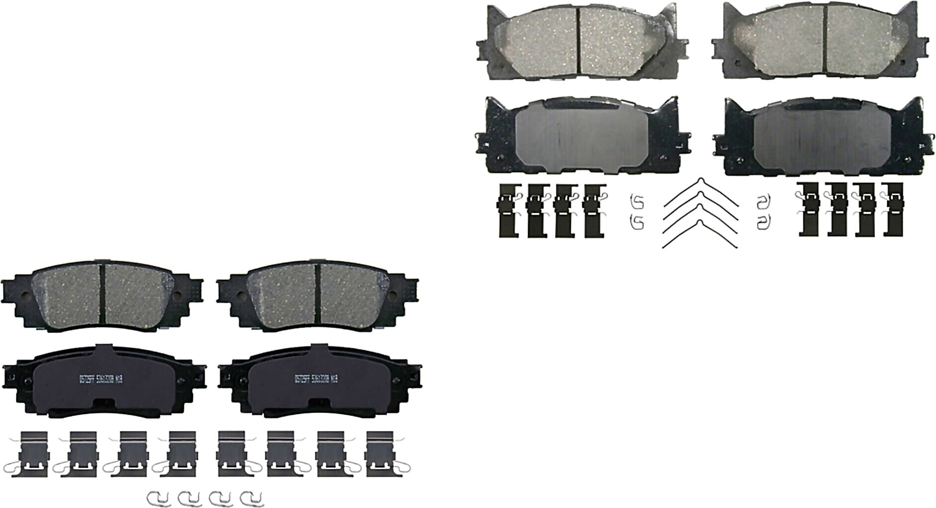 Kit De Balatas Ceramicas Delanteras Y Traseras