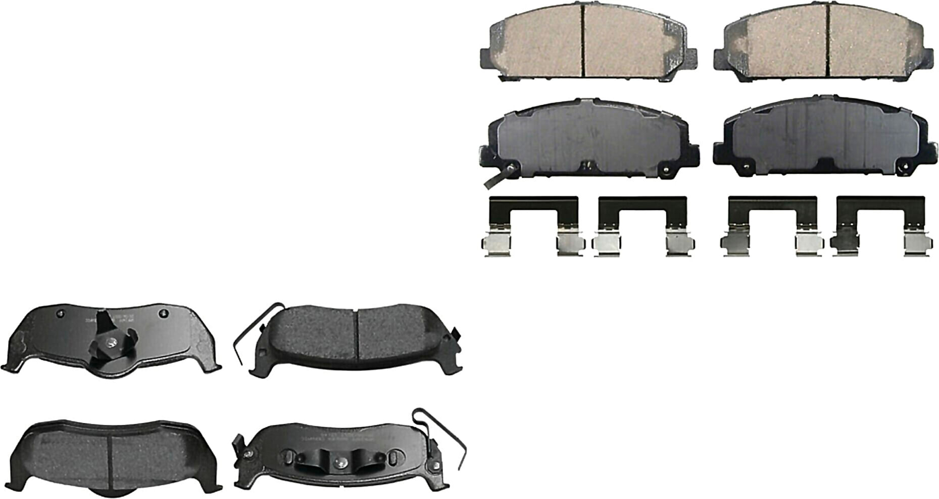 Kit De Balatas Ceramicas Delanteras Y Traseras