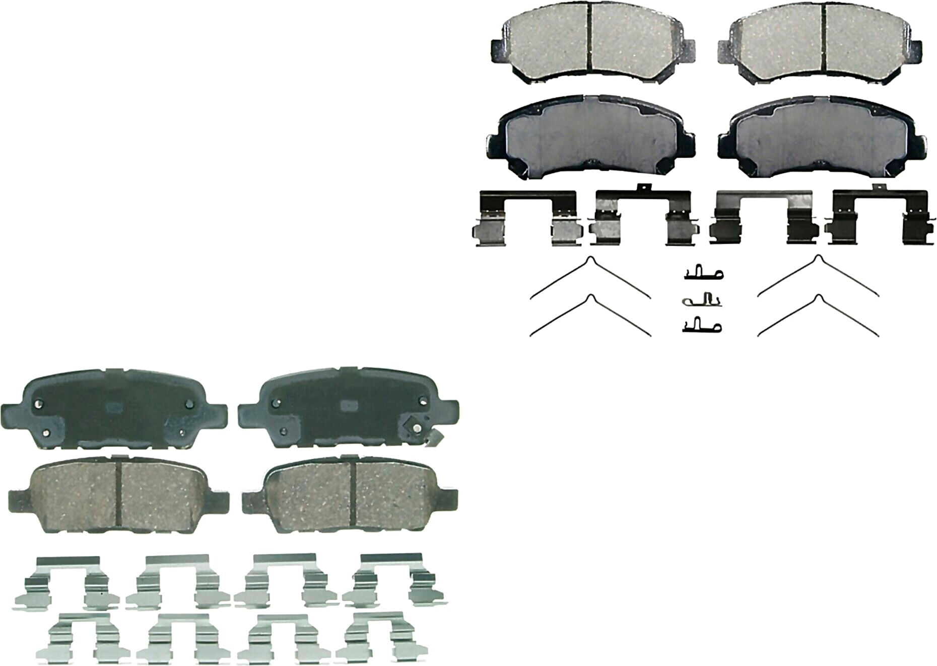 Kit De Balatas Ceramicas Delanteras Y Traseras