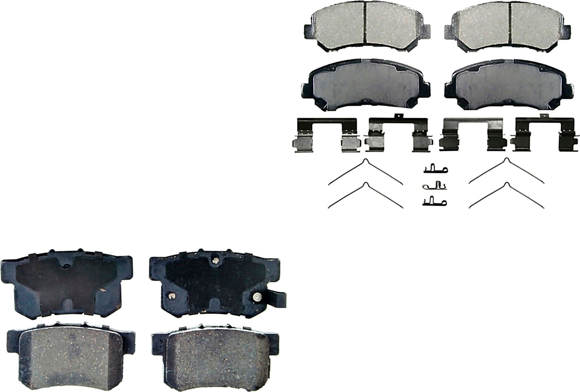Kit De Balatas Ceramicas Delanteras Y Traseras