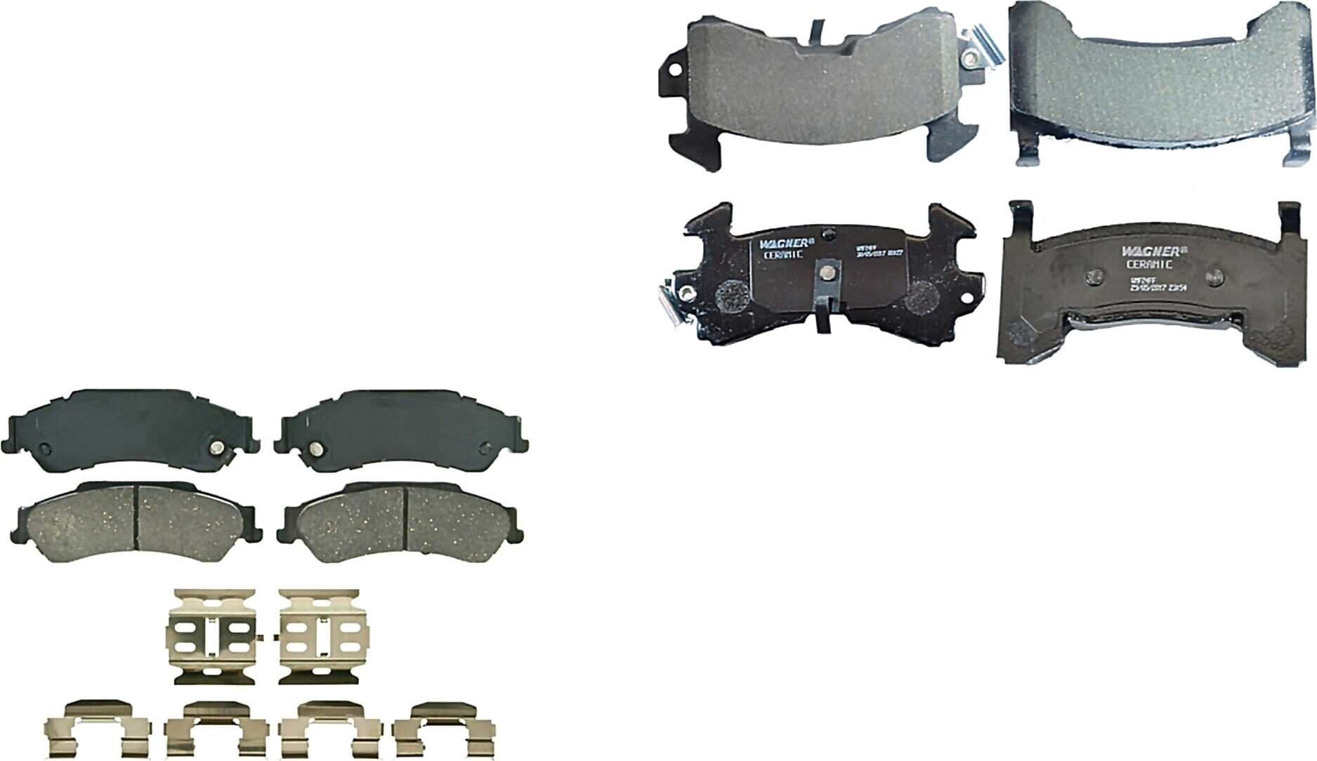 Kit De Balatas Ceramicas Delanteras Y Traseras